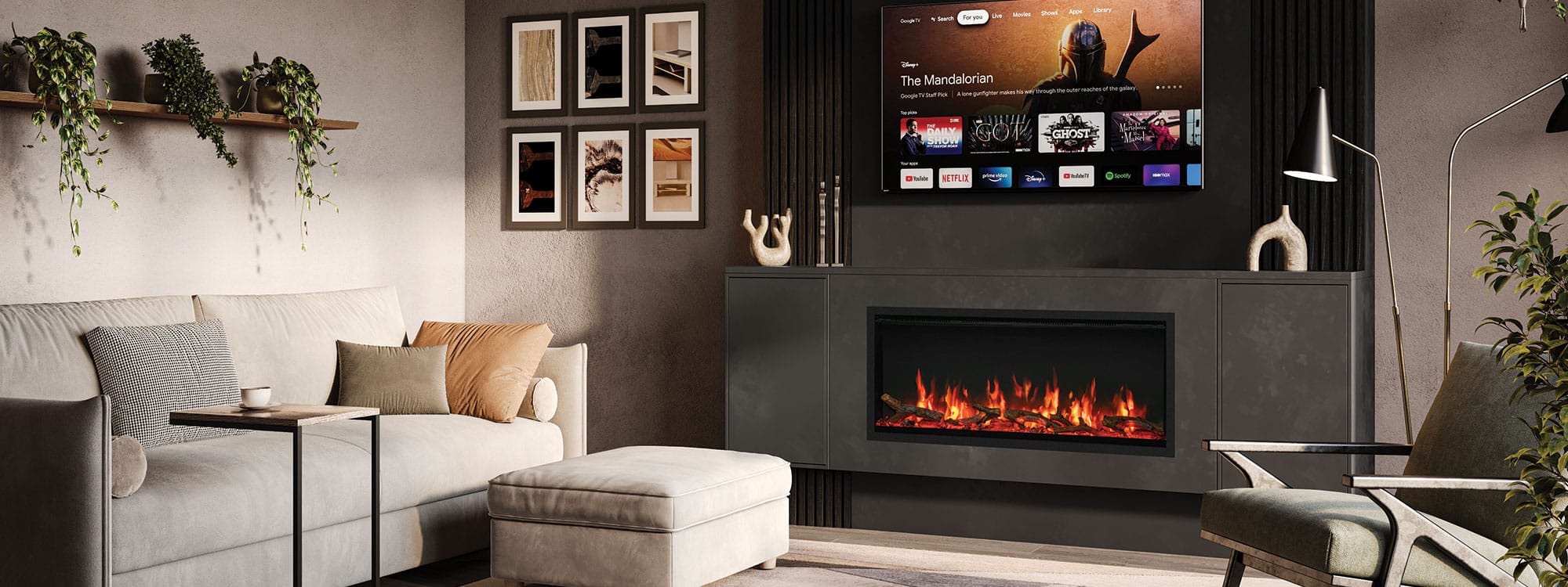 FireFX Atmos 105R electric fire