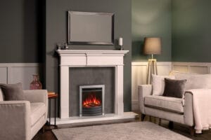FireFX Amara Electric Fire in Black and Chrome
