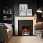 FireFX Amara Electric Fire in Chrome and Black