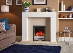 FireFX Amara Electric Fire in Chrome and Black