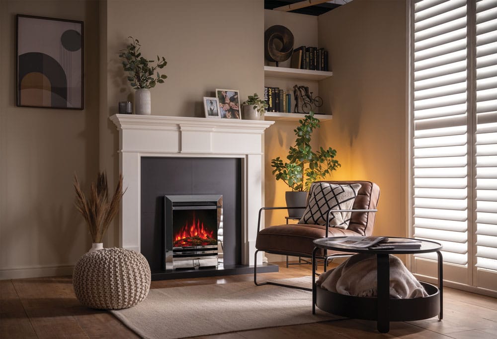 FireFX Anya Electric Fire in Chrome