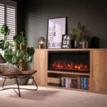 FireFX Atmos 105R electric fire. Shown with Venezia Suite