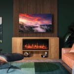 FireFX Atmos 105R electric fire. Shown with Venezia Suite
